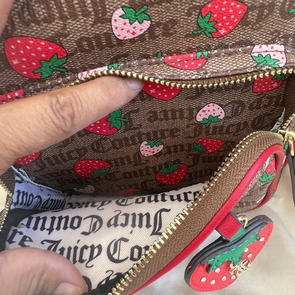 Juicy Couture Brown Backpack with Strawberry Accents main image 12